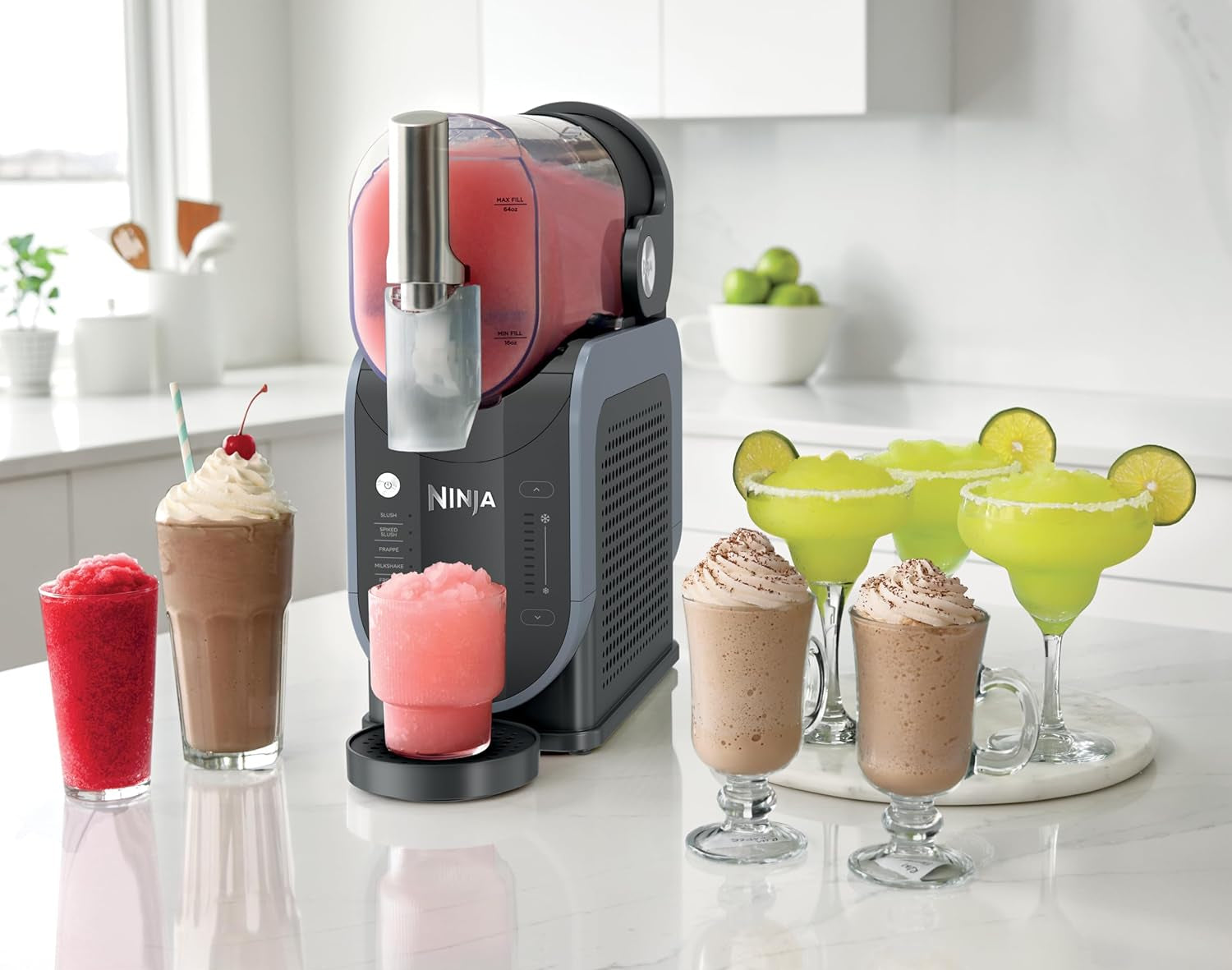 Ninja SLUSHi FS301 Frozen Drink & Slushie Machine with RapidChill Technology, 88 oz, Black