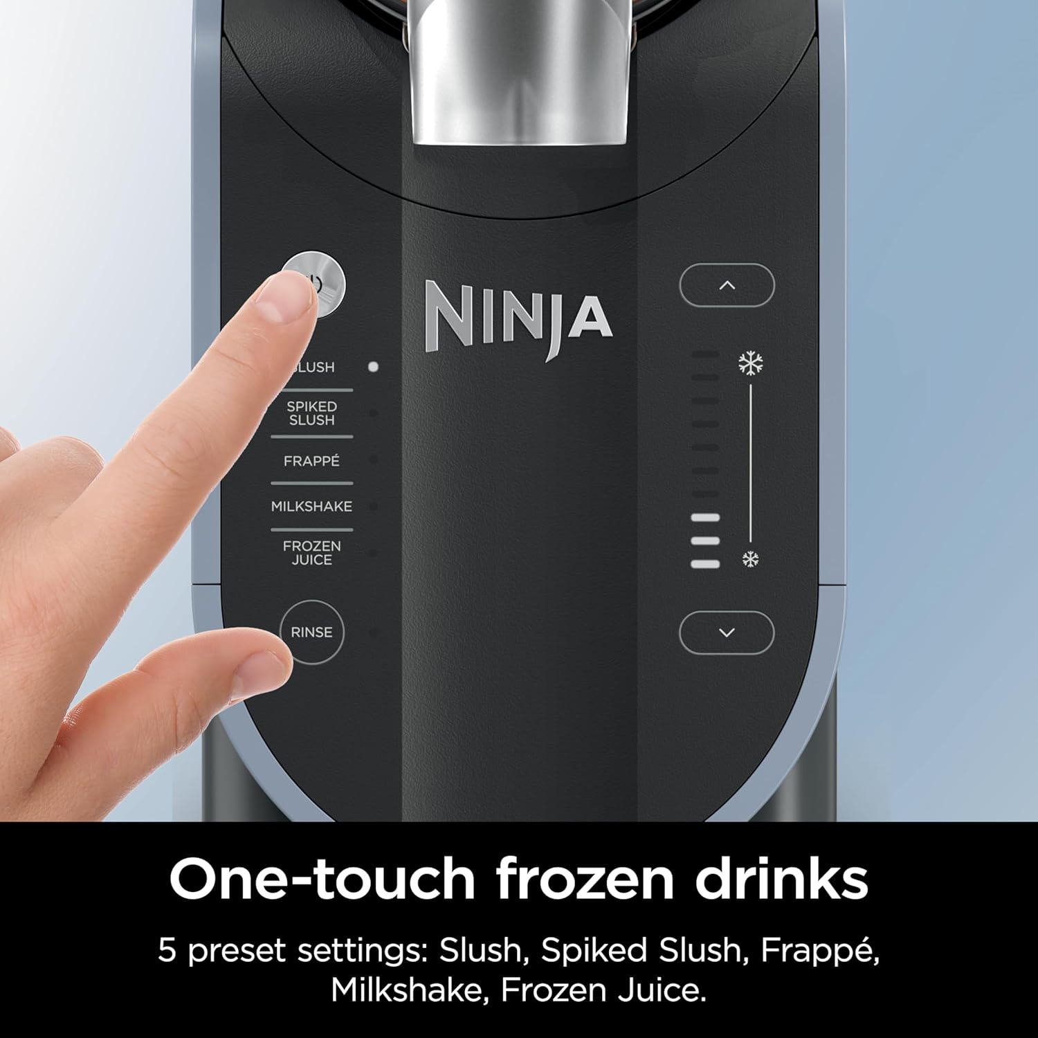 Ninja SLUSHi FS301 Frozen Drink & Slushie Machine with RapidChill Technology, 88 oz, Black