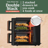 Ninja Double Stack Air Fryer XL Black/Copper SL400UKCP