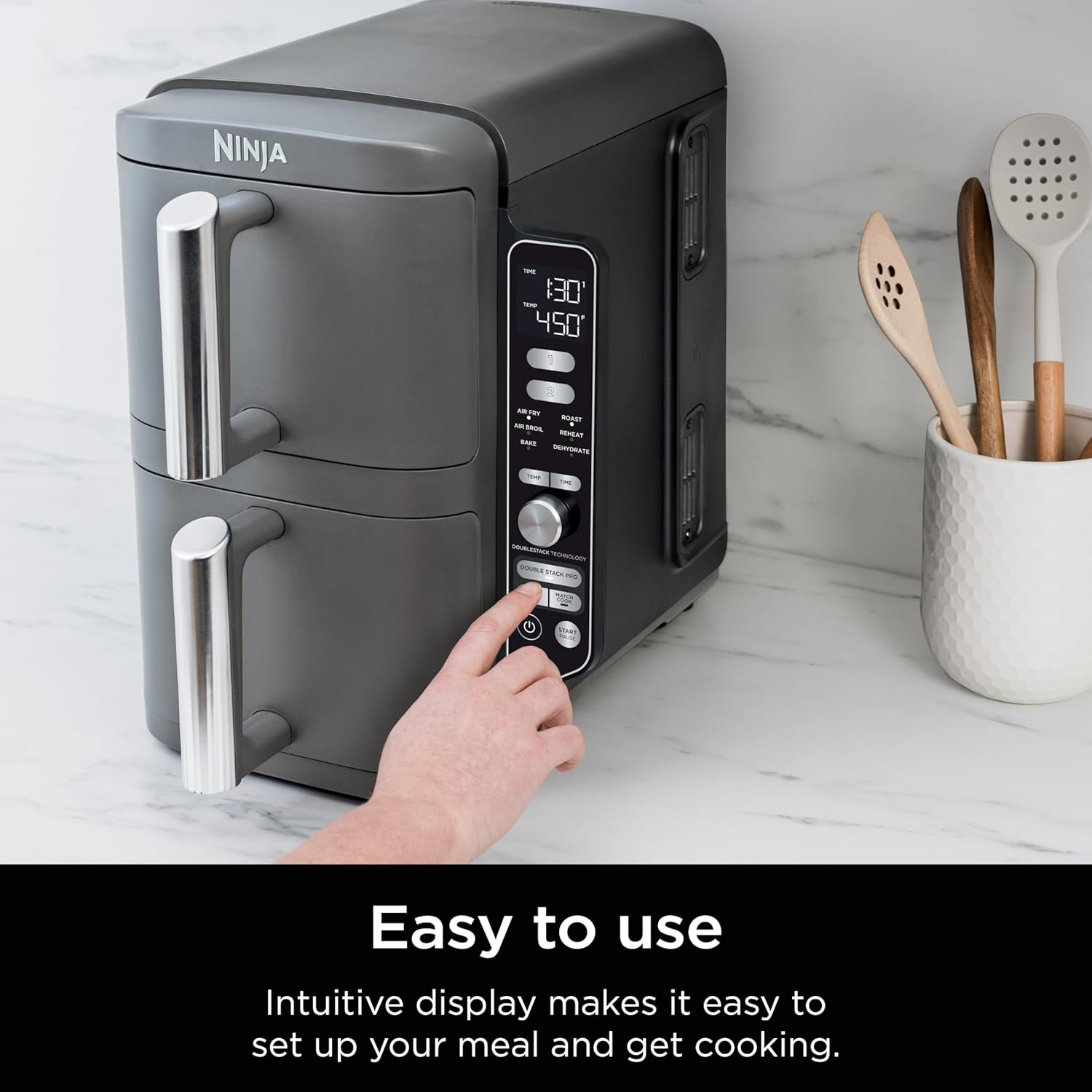 Ninja DoubleStack XL Air Fryer Grey SL401