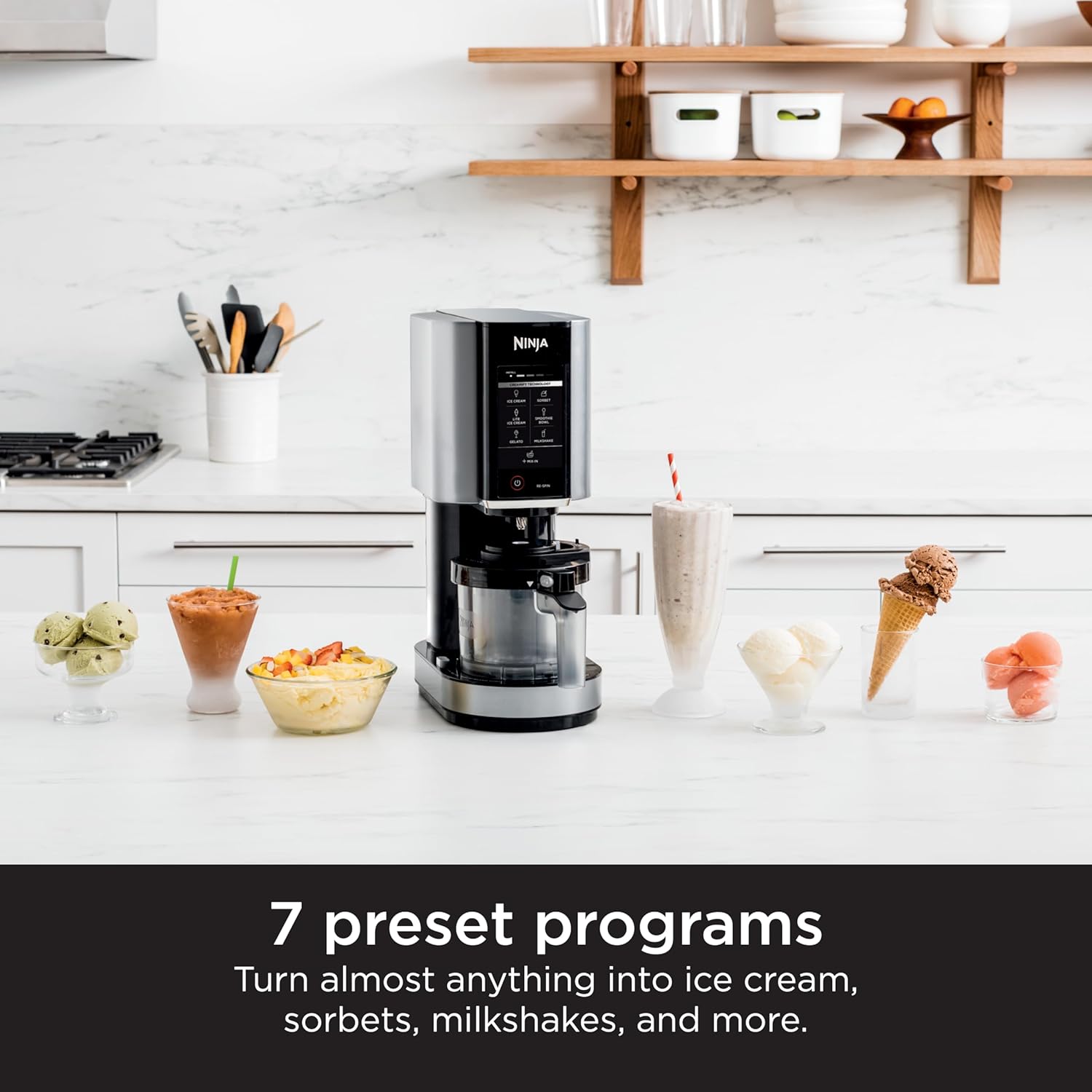 Ninja CREAMi Ice Cream Maker, Silver NC301