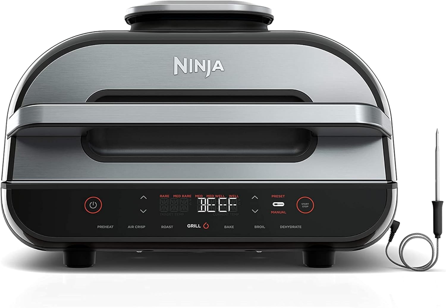 Ninja Foodi Smart XL Grill: 6-in-1 Precision Indoor Cooking FG551