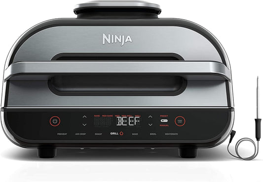 Ninja Foodi Smart XL Grill: 6-in-1 Precision Indoor Cooking FG551