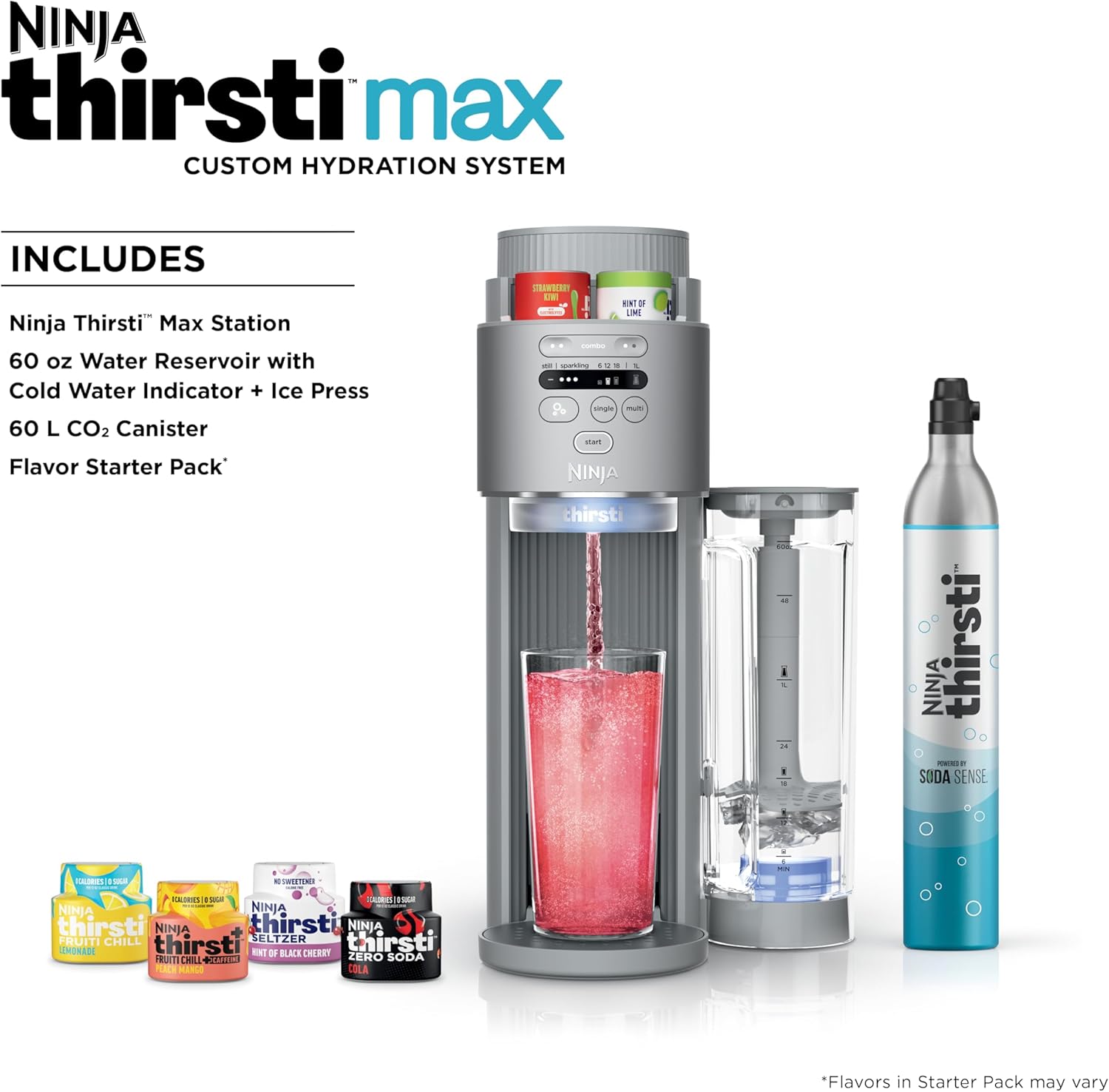 Ninja Thirsti Max Hydration System Silver WC2002