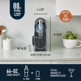 Ninja SLUSHi FS301 Frozen Drink & Slushie Machine with RapidChill Technology, 88 oz, Black