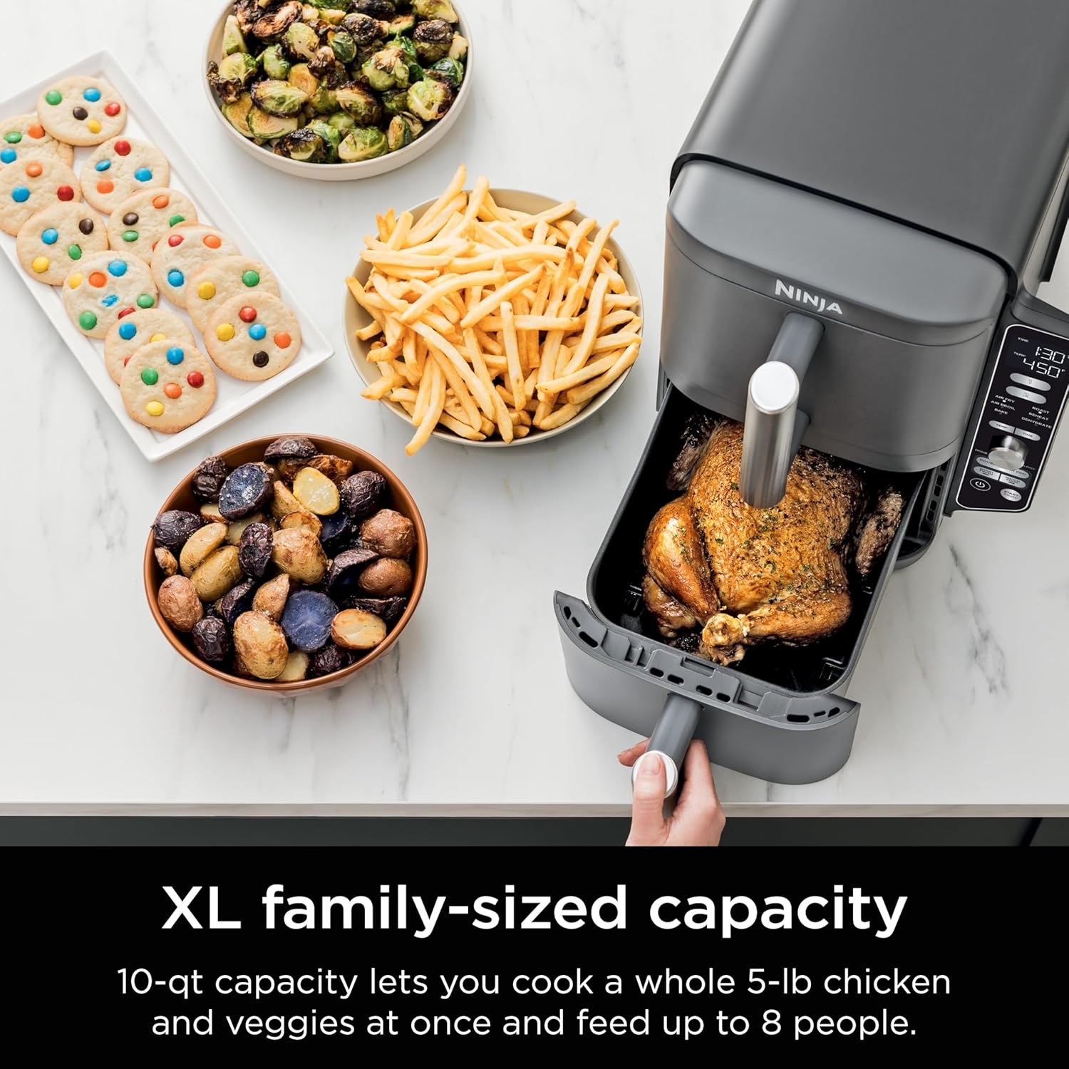 Ninja DoubleStack XL Air Fryer Grey SL401