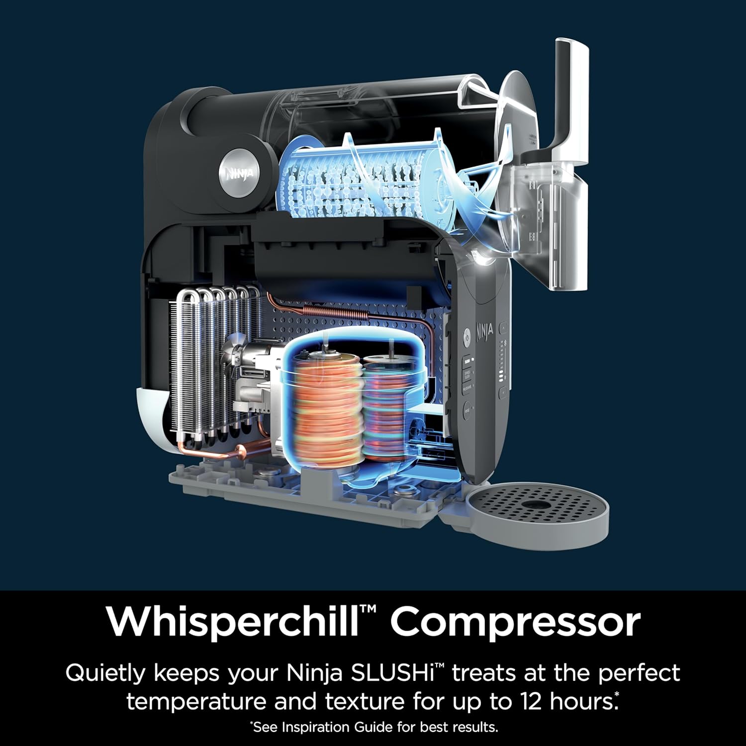 Ninja SLUSHi FS301 Frozen Drink & Slushie Machine with RapidChill Technology, 88 oz, Black