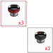 3Red black
